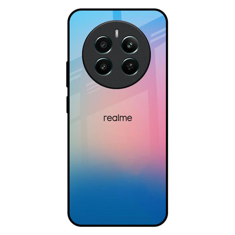 Blue & Pink Ombre Realme 12 Plus 5G Glass Back Cover Online