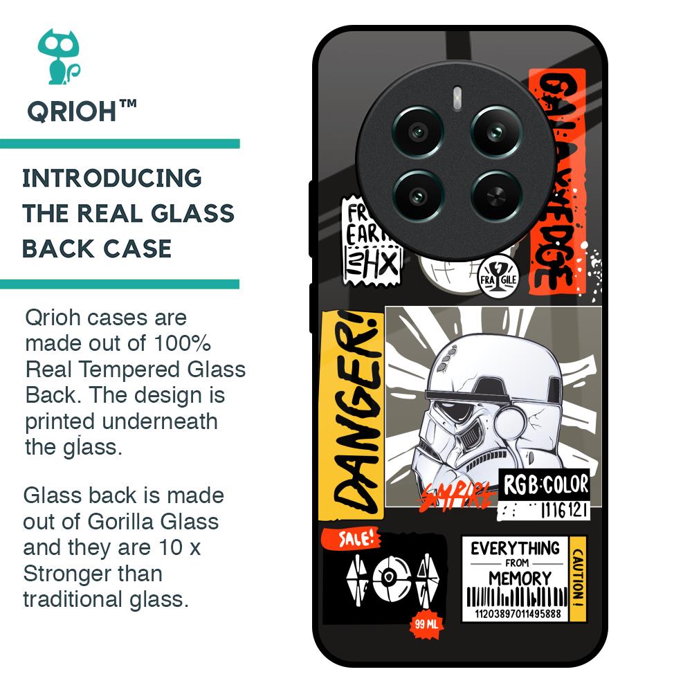 Galaxy Edge Glass Case for Realme 12 Plus 5G