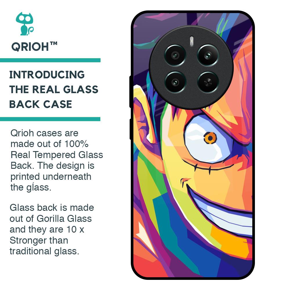 Monkey Wpap Pop Art Glass Case for Realme 12 Plus 5G