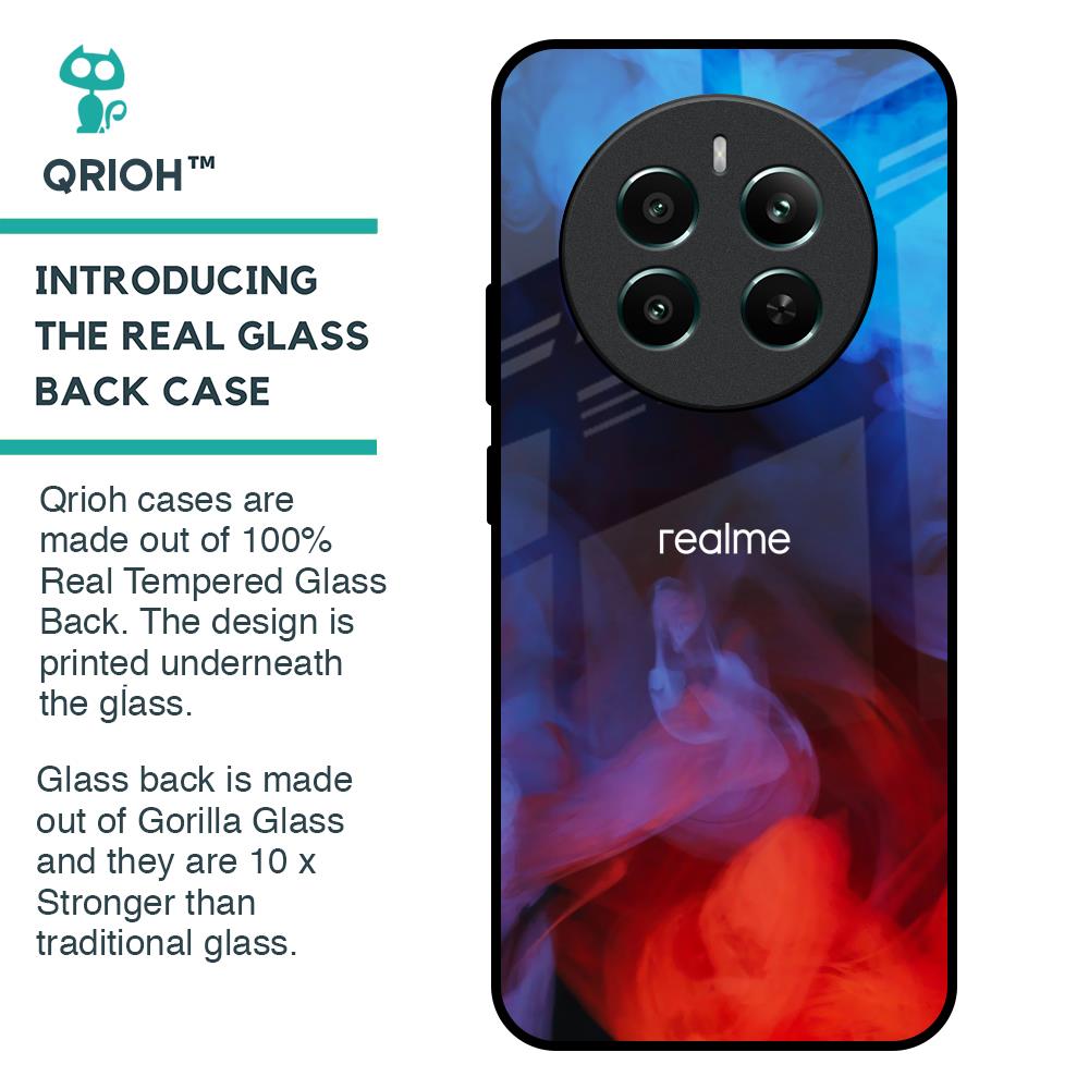 Dim Smoke Glass Case for Realme 12 Plus 5G
