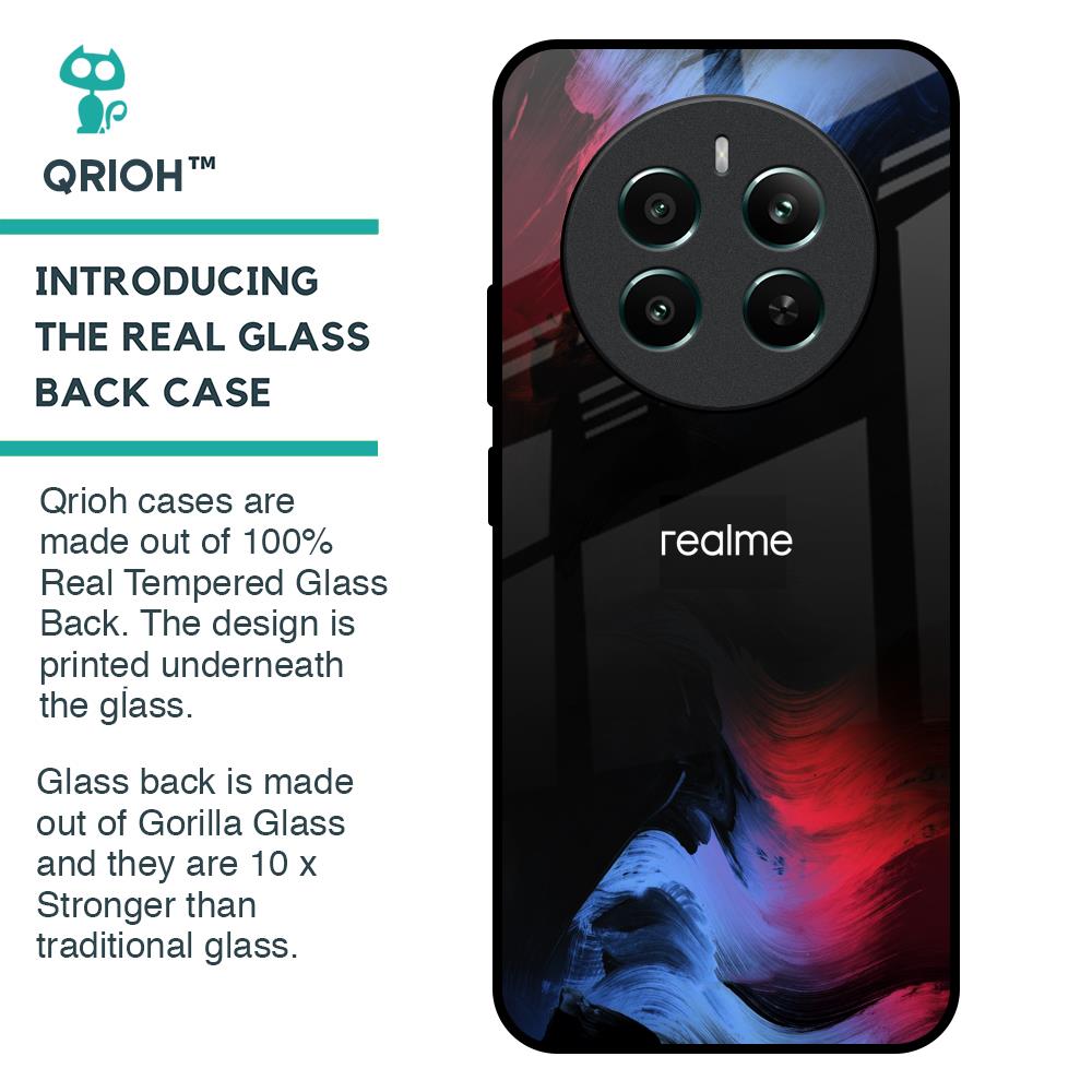 Fine Art Wave Glass Case for Realme 12 Plus 5G