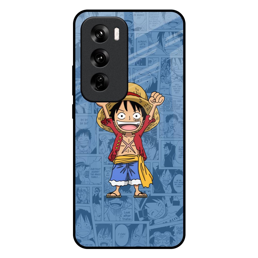 Chubby Anime Oppo Reno 12 Pro 5G Glass Back Cover Online