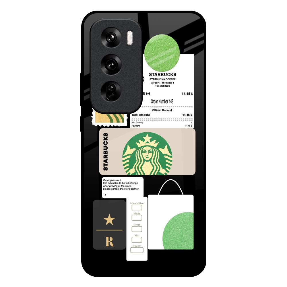 Coffee Latte Oppo Reno 12 Pro 5G Glass Back Cover Online