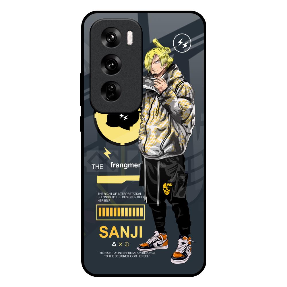 Cool Sanji Oppo Reno 12 Pro 5G Glass Back Cover Online