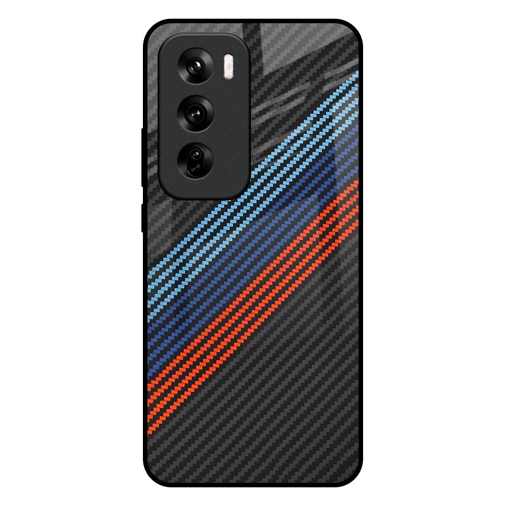 Carbon Inspired Oppo Reno 12 Pro 5G Glass Back Cover Online
