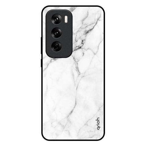 Modern White Marble Oppo Reno 12 Pro 5G Glass Back Cover Online