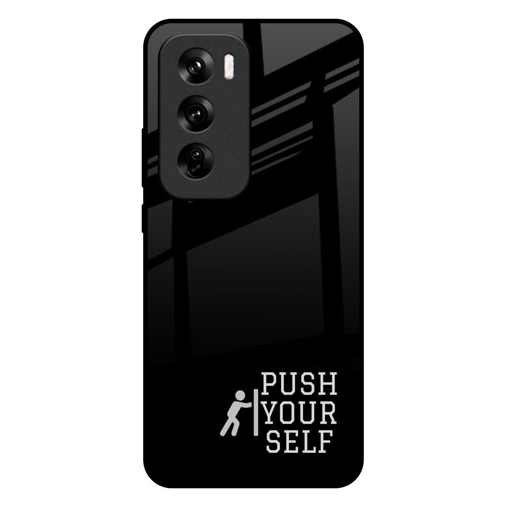 Push Your Self Oppo Reno 12 Pro 5G Glass Back Cover Online