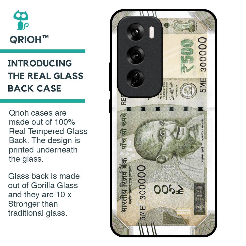 Cash Mantra Glass Case for Oppo Reno 12 Pro 5G