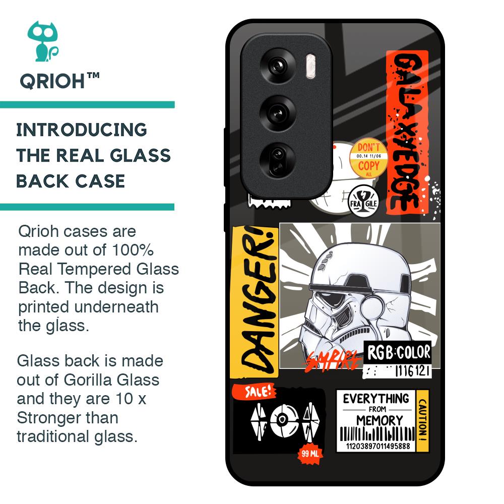 Galaxy Edge Glass Case for Oppo Reno 12 Pro 5G