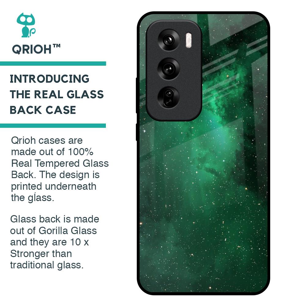 Emerald Firefly Glass Case For Oppo Reno 12 Pro 5G