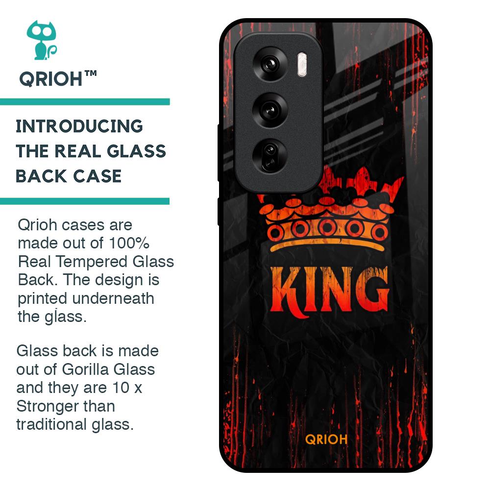 Royal King Glass Case for Oppo Reno 12 Pro 5G