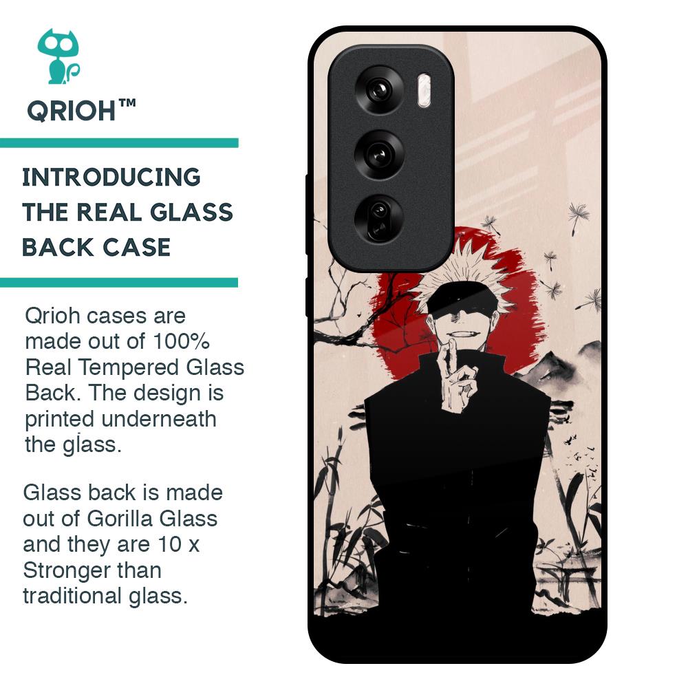 Manga Series Glass Case for Oppo Reno 12 Pro 5G