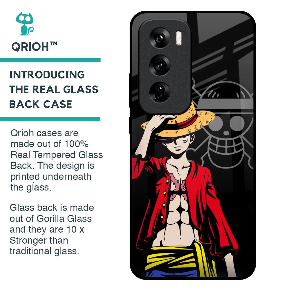 Hat Crew Glass Case for Oppo Reno 12 Pro 5G