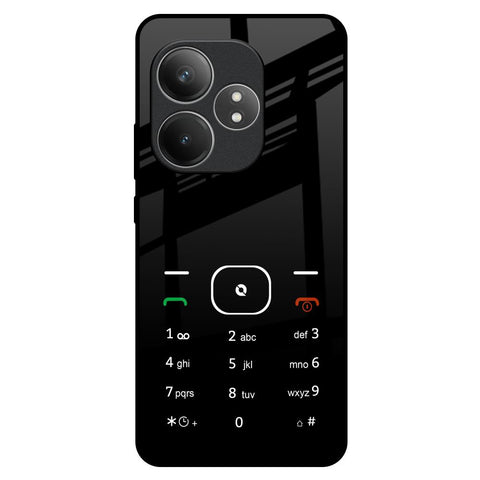 Classic Keypad Pattern Realme GT 6 5G Glass Back Cover Online