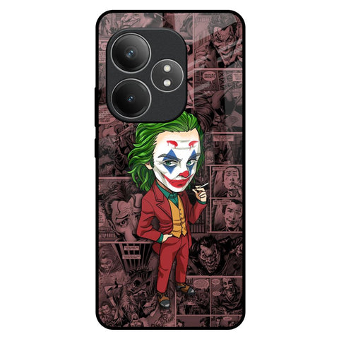 Joker Cartoon Realme GT 6 5G Glass Back Cover Online