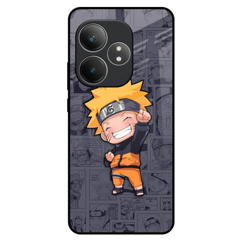 Orange Chubby Realme GT 6 5G Glass Back Cover Online