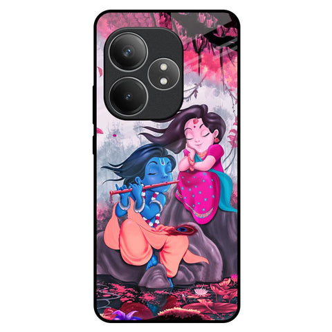 Radha Krishna Art Realme GT 6 5G Glass Back Cover Online