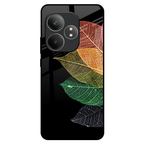 Colorful Leaves Realme GT 6 5G Glass Back Cover Online