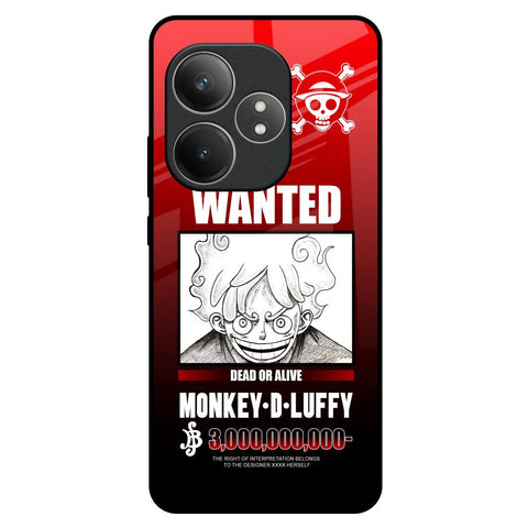 Luffy Wanted Realme GT 6 5G Glass Back Cover Online