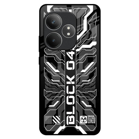 Monochrome Magic Realme GT 6 5G Glass Back Cover Online