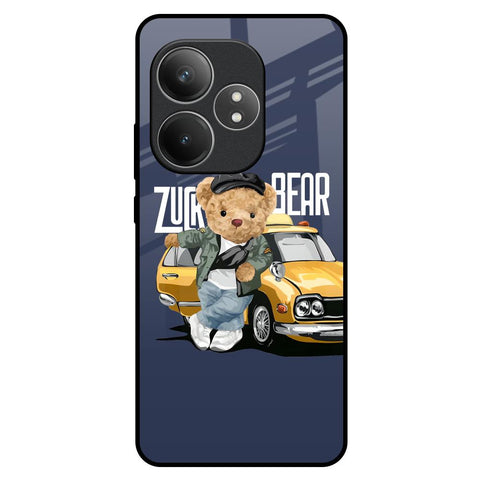 Adventurous Bear Realme GT 6 5G Glass Back Cover Online