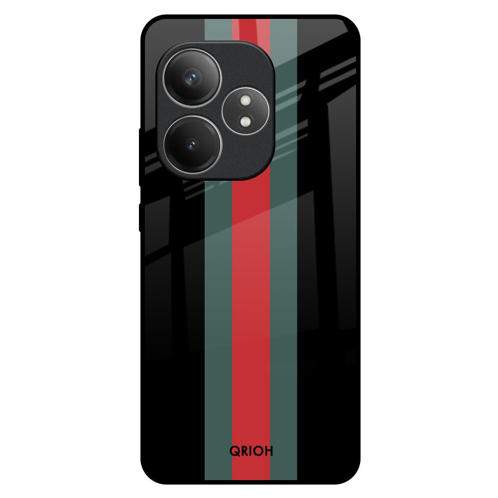 Vertical Stripes Realme GT 6 5G Glass Back Cover Online