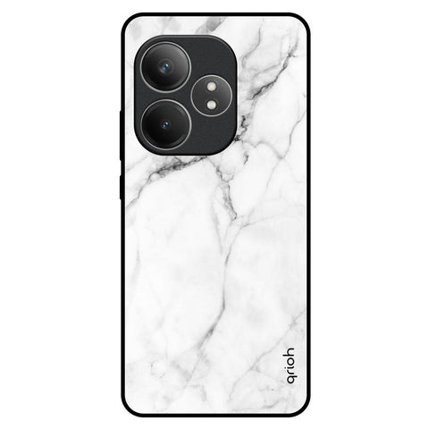 Modern White Marble Realme GT 6 5G Glass Back Cover Online