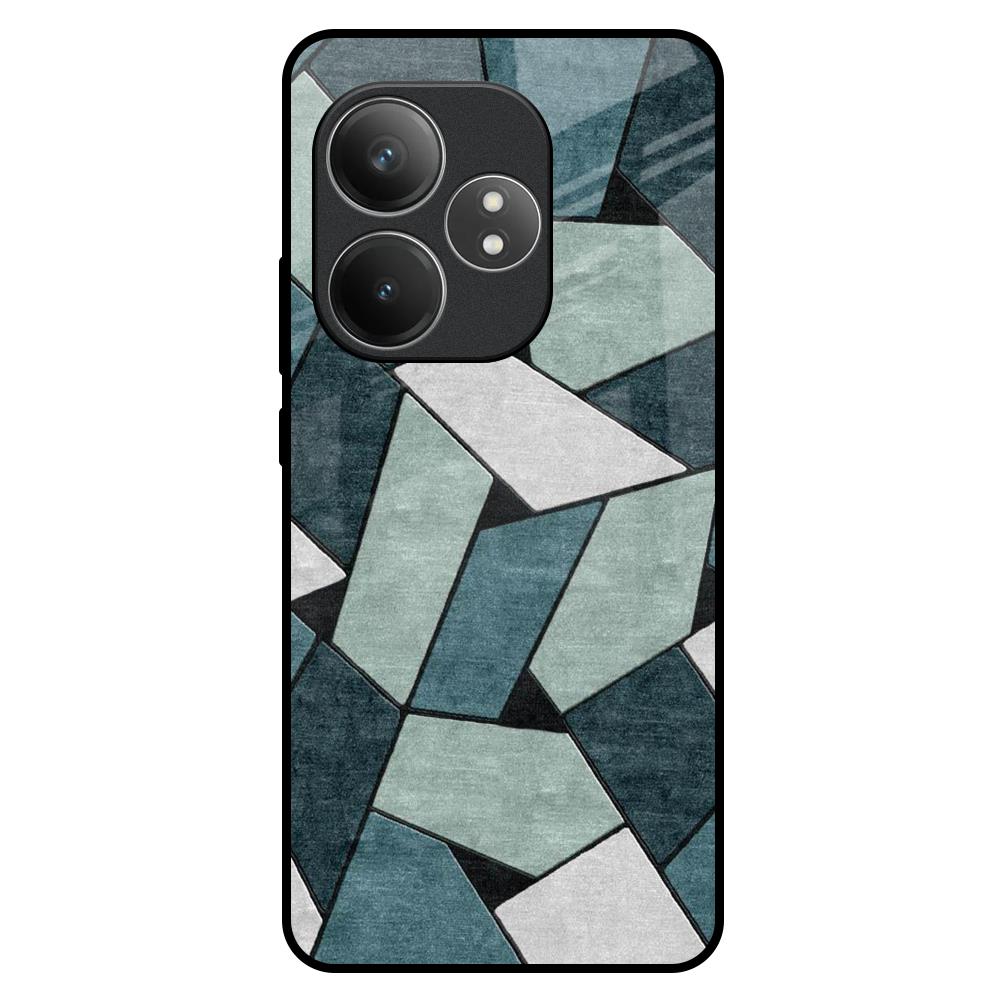 Abstact Tiles Realme GT 6 5G Glass Back Cover Online