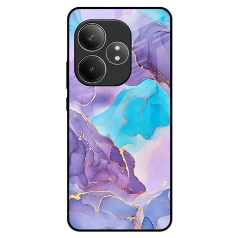 Alcohol ink Marble Realme GT 6 5G Glass Back Cover Online