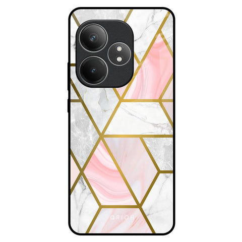 Geometrical Marble Realme GT 6 5G Glass Back Cover Online