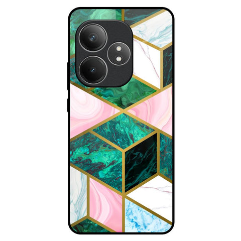 Seamless Green Marble Realme GT 6 5G Glass Back Cover Online