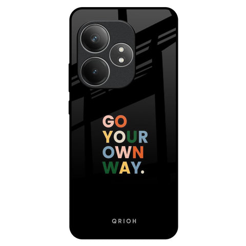 Go Your Own Way Realme GT 6 5G Glass Back Cover Online
