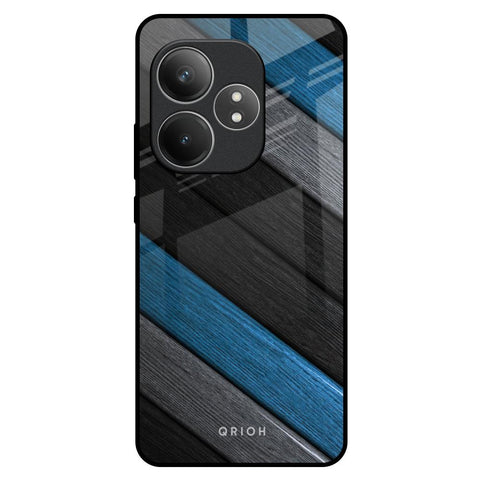 Multicolor Wooden Effect Realme GT 6 5G Glass Back Cover Online