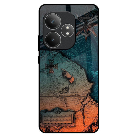 Geographical Map Realme GT 6 5G Glass Back Cover Online