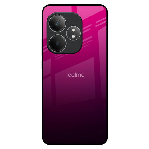 Purple Ombre Pattern Realme GT 6 5G Glass Back Cover Online