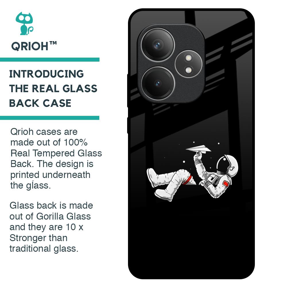 Space Traveller Glass Case for Realme GT 6 5G