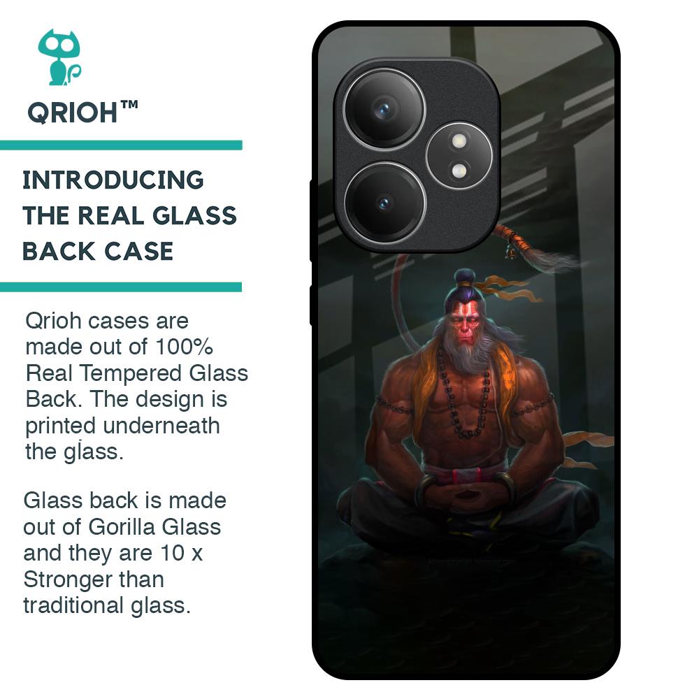 Lord Hanuman Animated Glass Case for Realme GT 6 5G