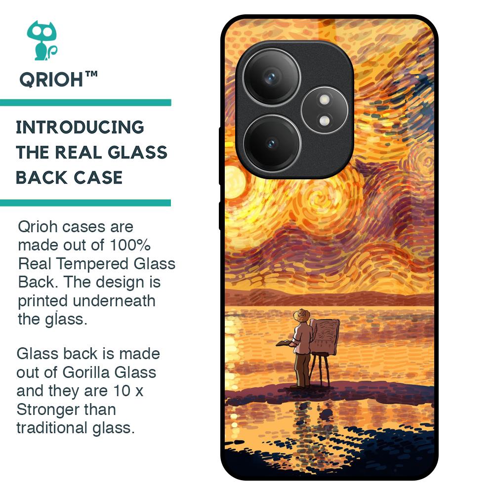 Sunset Vincent Glass Case for Realme GT 6 5G