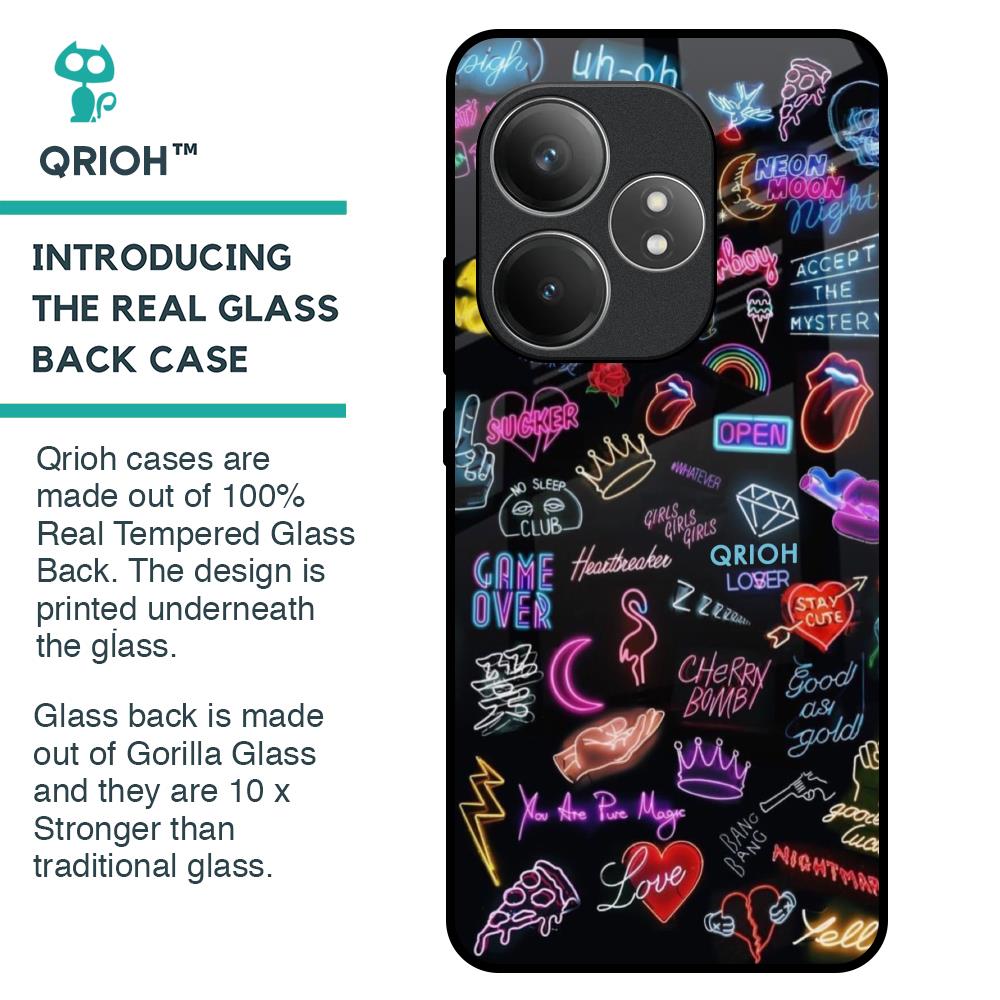 Accept The Mystery Glass Case for Realme GT 6 5G