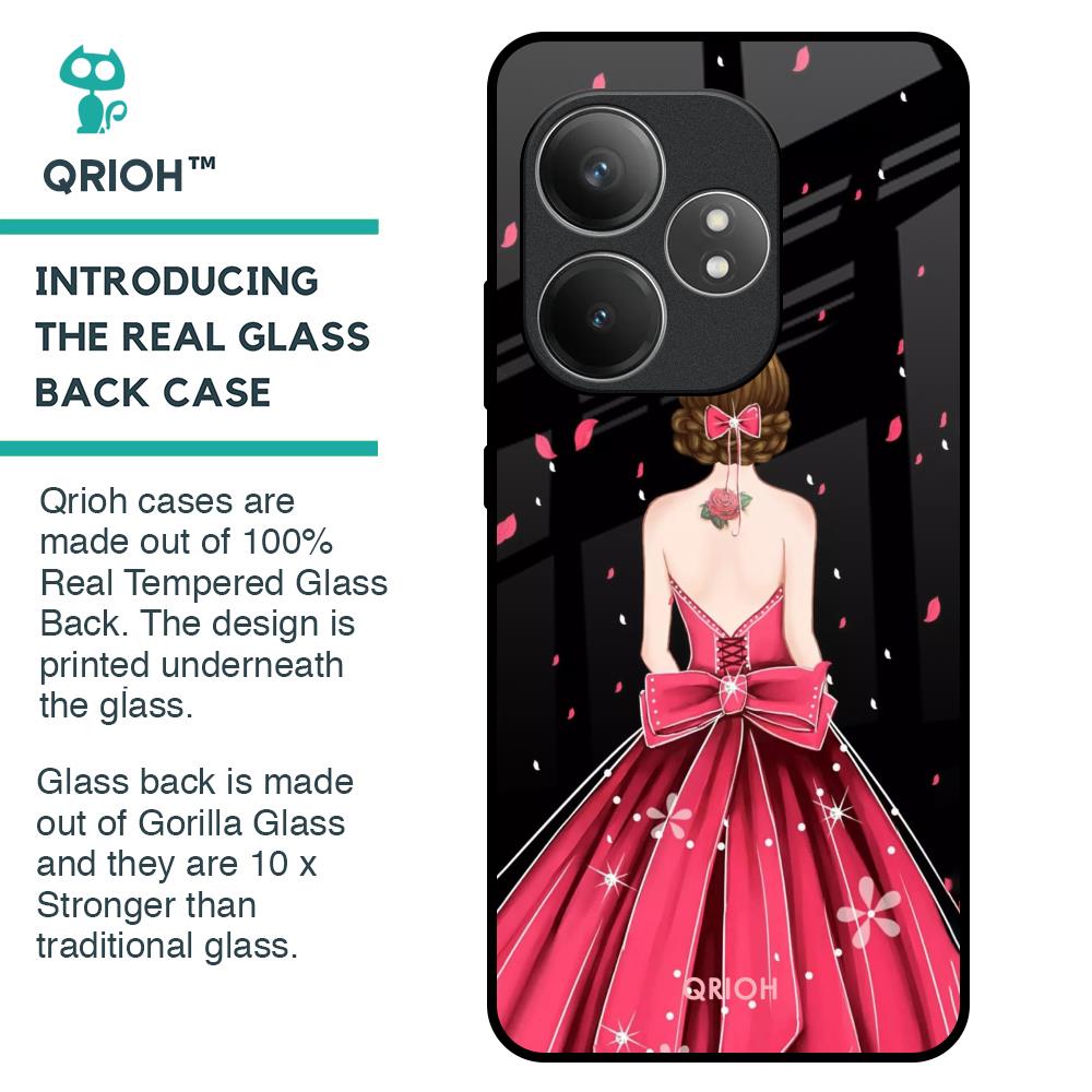 Fashion Princess Glass Case for Realme GT 6 5G