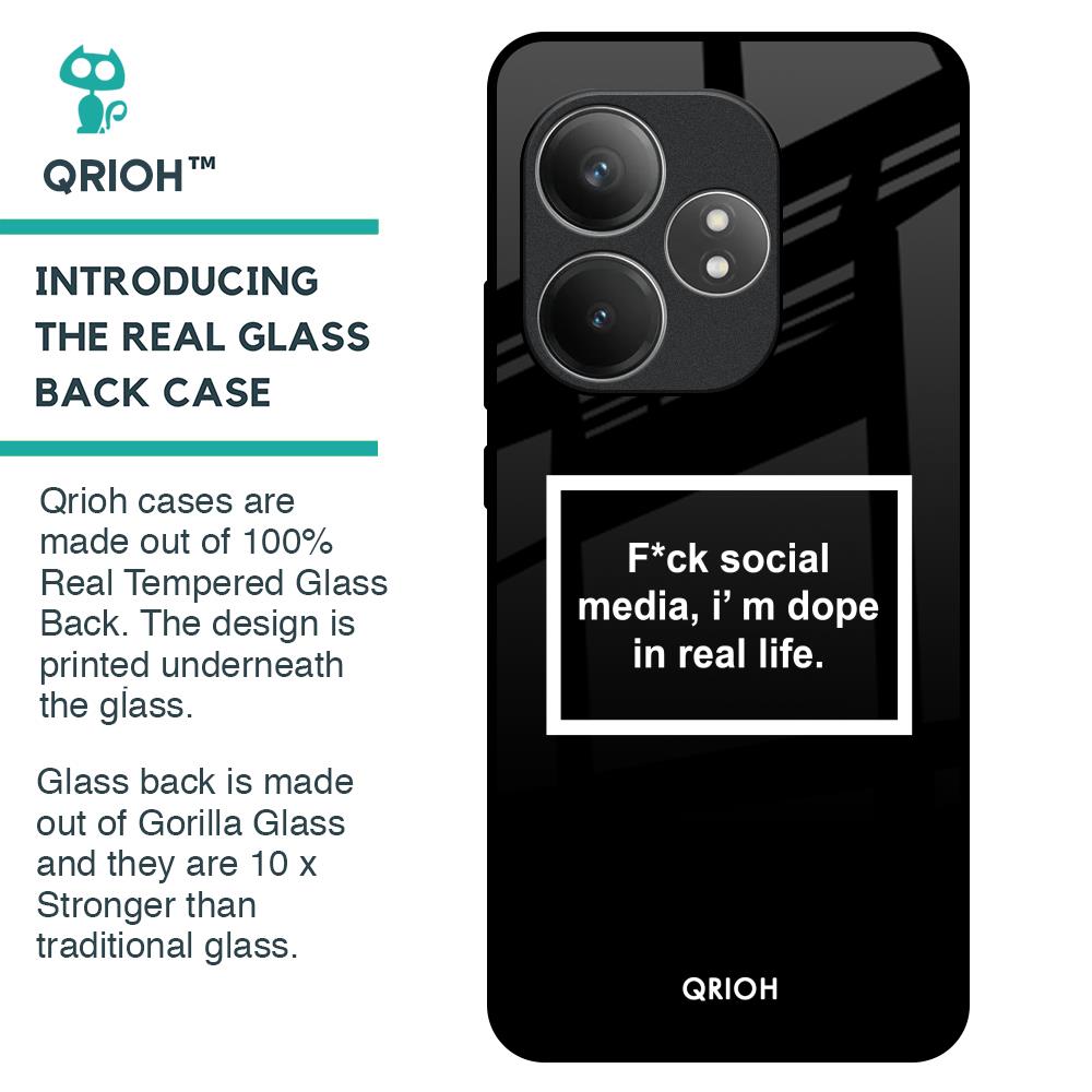 Dope In Life Glass Case for Realme GT 6 5G