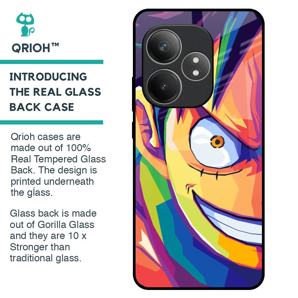 Monkey Wpap Pop Art Glass Case for Realme GT 6 5G