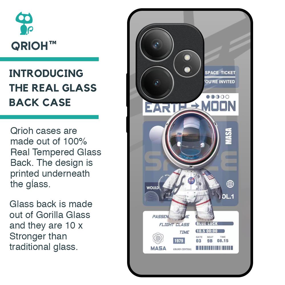 Space Flight Pass Glass Case for Realme GT 6 5G