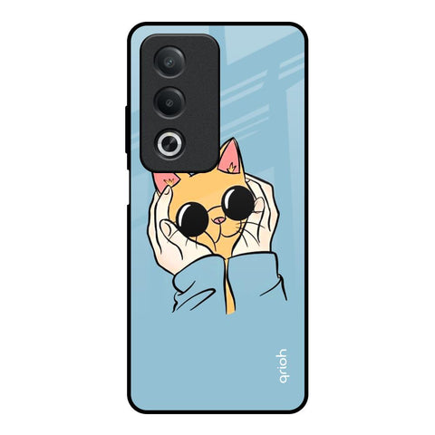 Adorable Cute Kitty OPPO A3 Pro 5G Glass Back Cover Online