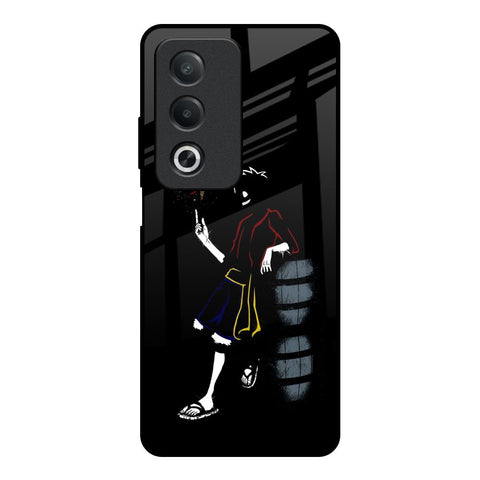 Luffy Line Art OPPO A3 Pro 5G Glass Back Cover Online