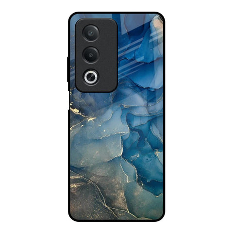 Blue Cool Marble OPPO A3 Pro 5G Glass Back Cover Online