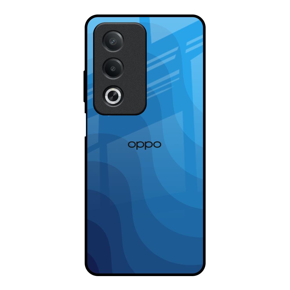 Blue Wave Abstract OPPO A3 Pro 5G Glass Back Cover Online