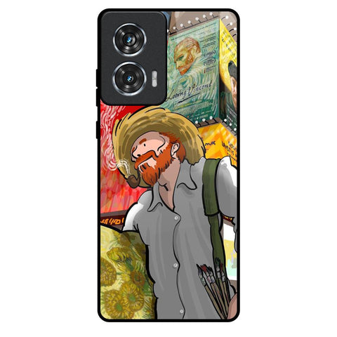 Loving Vincent Motorola Edge 50 Fusion 5G Glass Back Cover Online