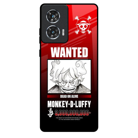 Luffy Wanted Motorola Edge 50 Fusion 5G Glass Back Cover Online