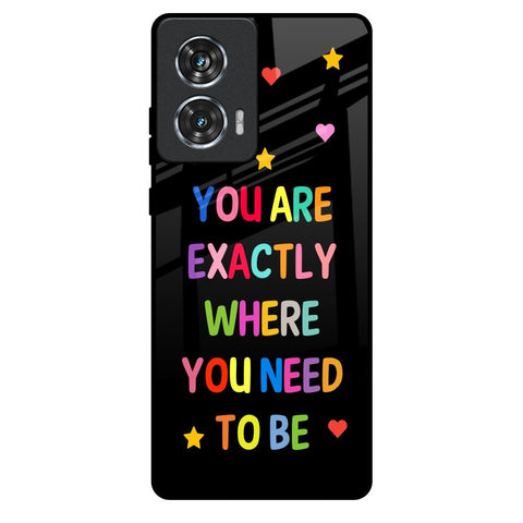 Magical Words Motorola Edge 50 Fusion 5G Glass Back Cover Online